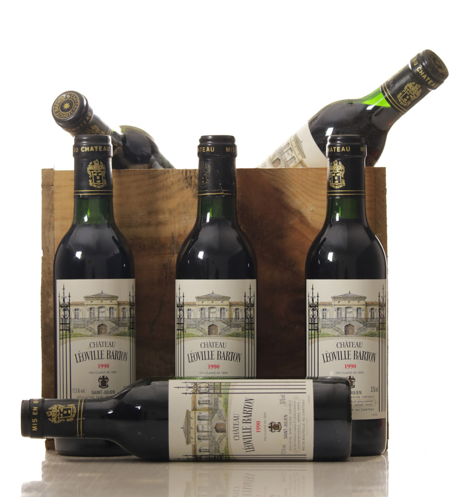 Leoville Barton 1990 Case of 24x 0.375l bottles