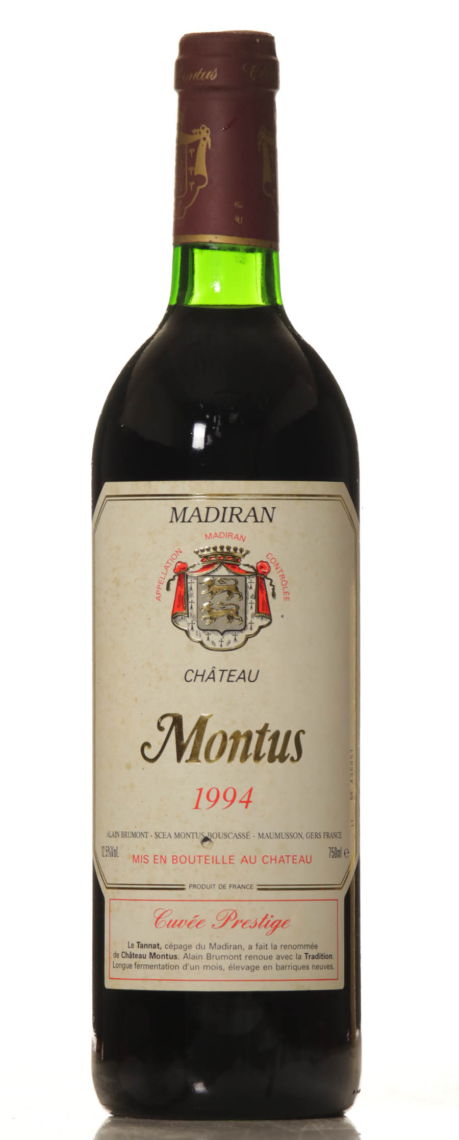 Montus Cuvee Prestige 1994 – Image 2