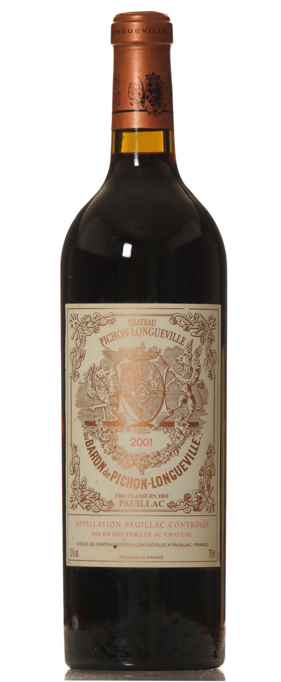 Pichon Longueville au Baron de Pauillac 2001 - VINEUT
