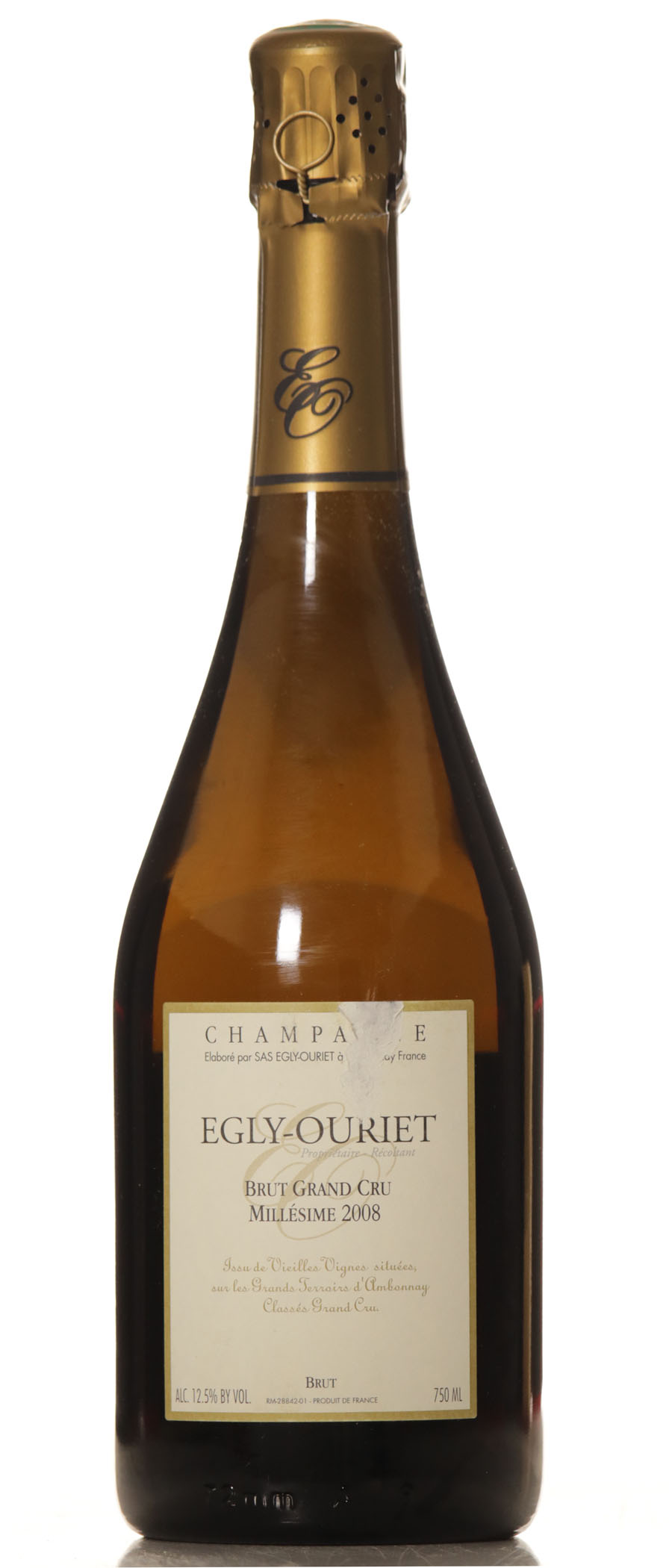 Egly Ouriet Millesime Grande Cru Brut 2008 sdl – Image 2