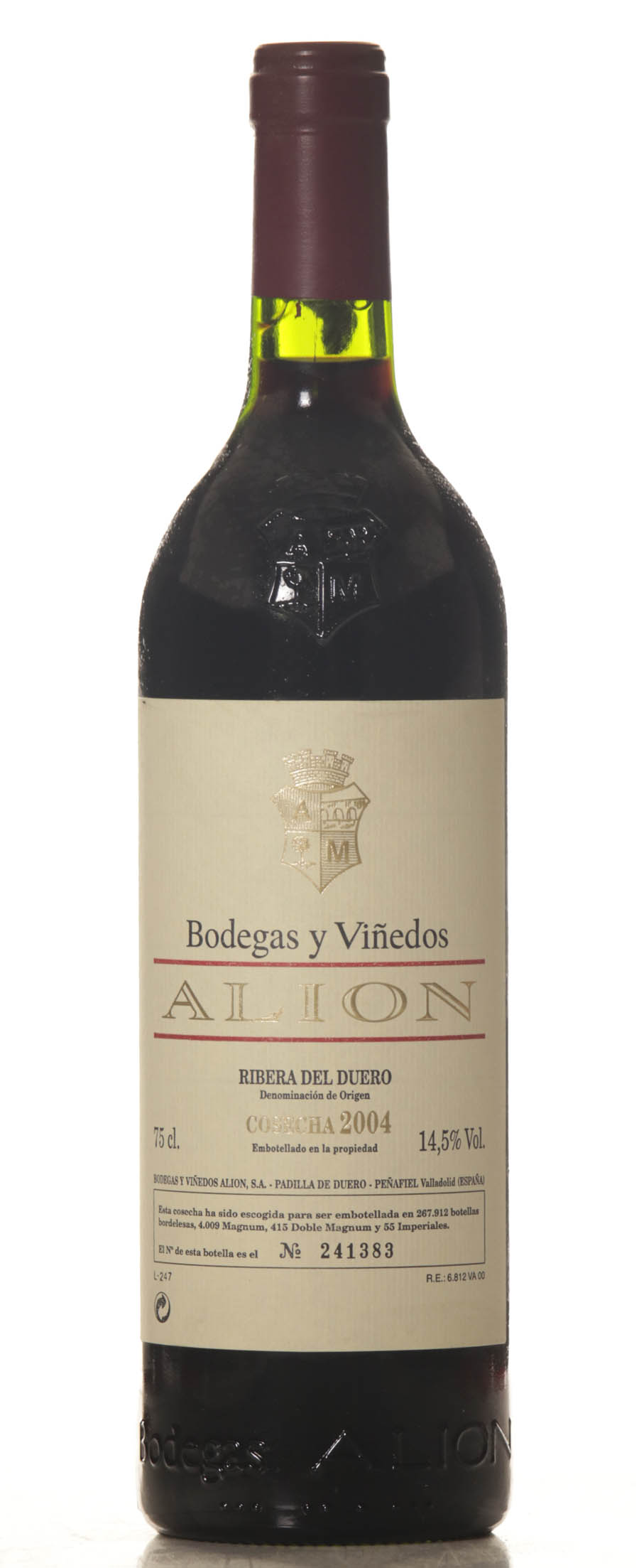 vega sicilia alion 2004